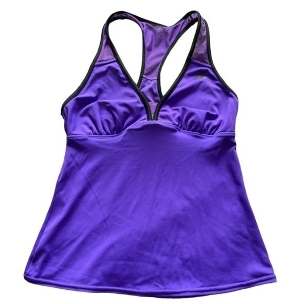 ZeroXposur Tankini Swimsuits Racerback Top Tank Top Purple Size M/L EUC #4114
